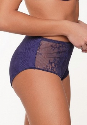 Daily High Waist Brief 120 - blue ribb