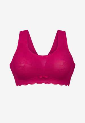 Bralette essential lace cherry 114-cherry red