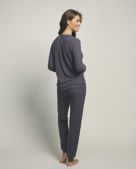 Pyjama set 022 - gris mare