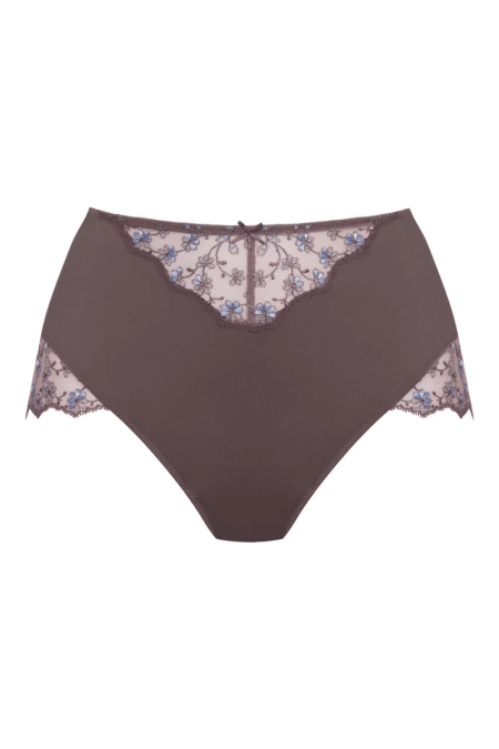 Hoge slip delightful 1136-taupe noir