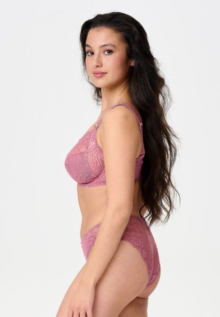 daily lace slip 12 dusty rose