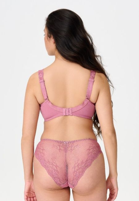 daily lace slip 12 dusty rose