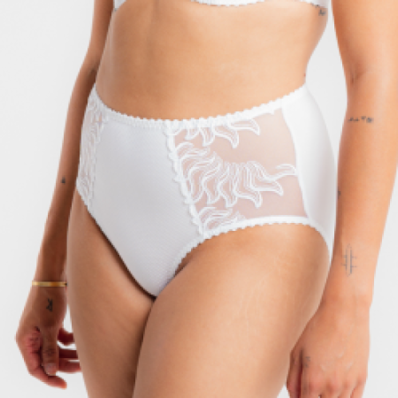 Hoge slip esperanza wit