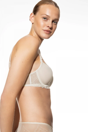 Half cup Spacer bra 5-champagne