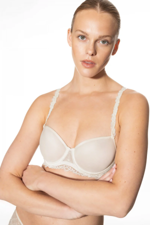 Half cup Spacer bra 5-champagne