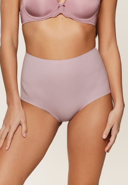 HIGH WAIST BRIEF 329-mauve shado