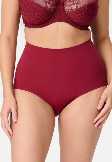 PACK HIGH WAIST BRIEF 377 Ruby wine