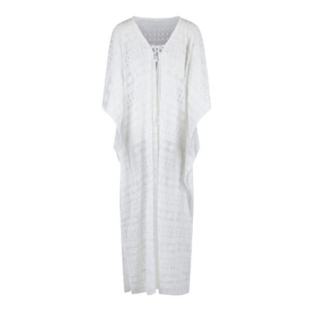 lange kaftan off white
