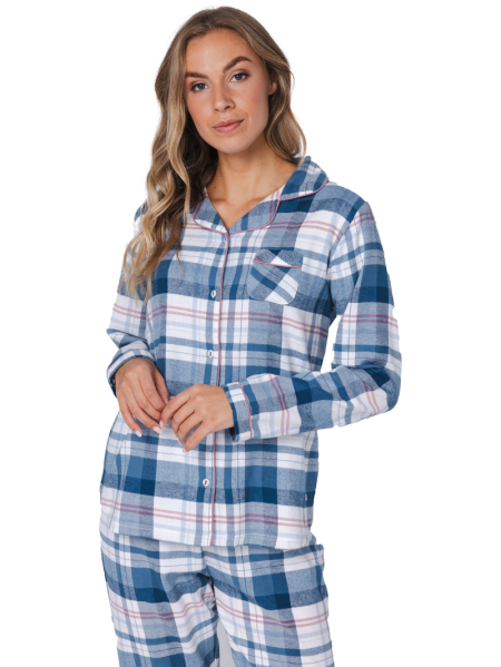 pyjama doorknoop 510-blue