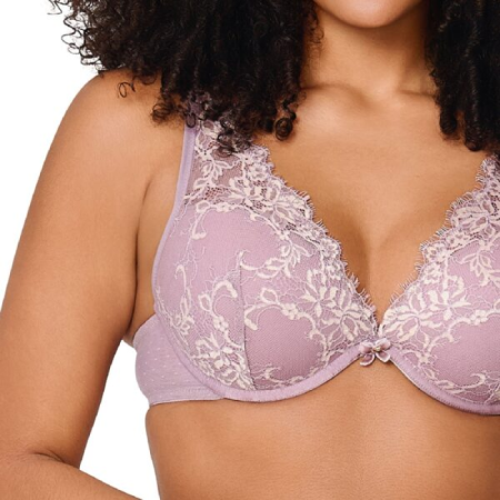 PUSH UP BH TAUPE ROOS