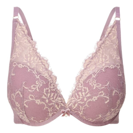 PUSH UP BH TAUPE ROOS