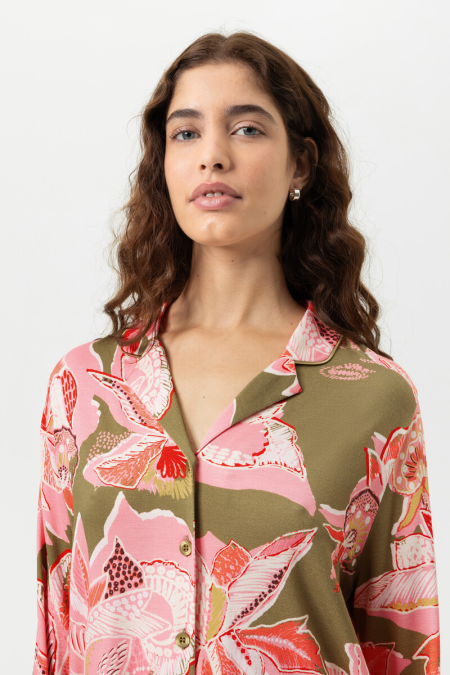Flower Whirl Pyjama 1785 Golden fer