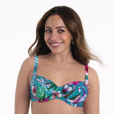 Federica Bikini Top 305 capri blue