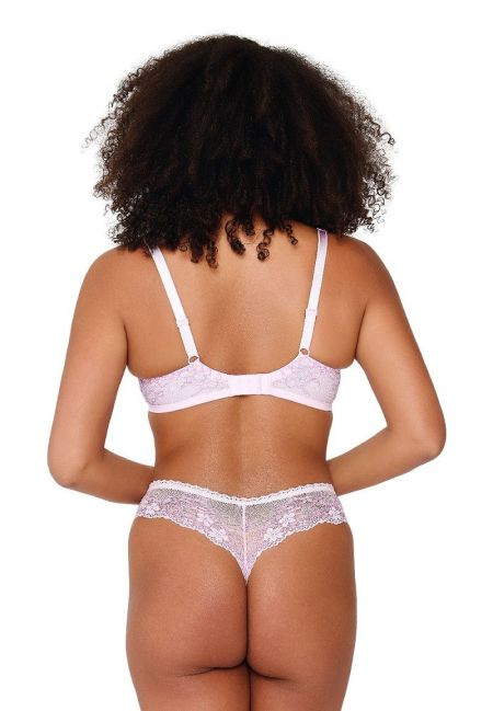 daily triangle plunge bh 361-Barely pink