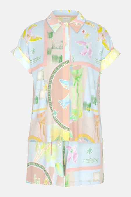 pyjama set shortama 1749 breezy blu