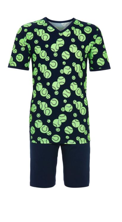 shortama set heren 282-blue navy